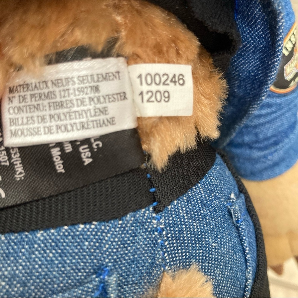 HARLEY DAVIDSON ROAD WOLF 14" PLUSH ROAD HOGS MOTORCYCLE CLUB JACKET RARE HTF - Picture 9 of 9